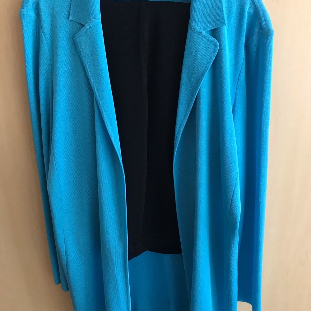 2 piece long jacket and slacks